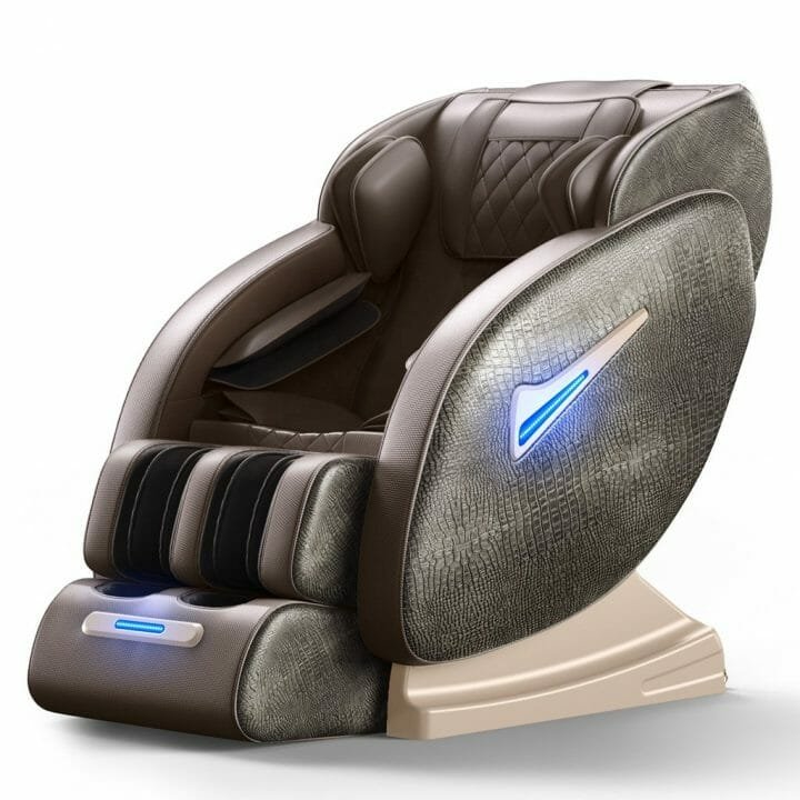 Zero gravity massage chair for the body